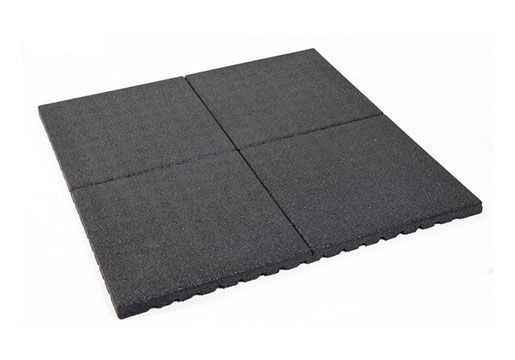 500X500X20mm Piastrelle per pavimenti sportivi tappeti da ginnastica in gomma traspiranti personalizzati