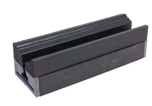 Giá tốt. 40x5x3 inch cao su đường ray Pad đàn hồi đường sắt băng qua cao su tùy chỉnh trực tuyến