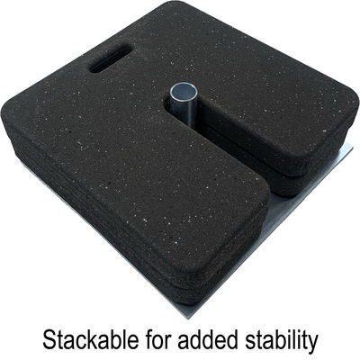 Guter Preis 450*450*45mm Gummibasis Gewicht Schwarz Recycling Gummibasis 30 Pfund Online