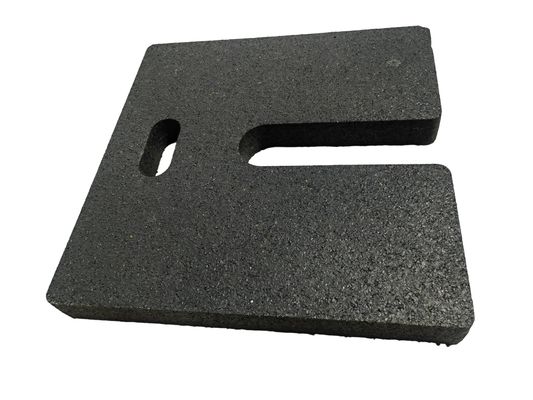 قیمت خوب صفحه پایه لاستیکی مشکی 18 اینچ در 18 اینچ در 2 اینچ 450*450*50 میلی‌متر برای پس‌زمینه رویدادهای عروسی ضد لغزش جذب ضربه سازگار با محیط زیست LKT-W020 آنلاین